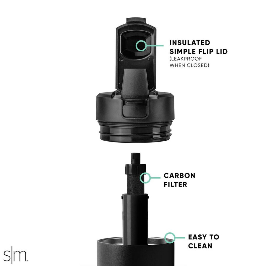 mesa mit einfachem klappfilter-strohhalmdeckel